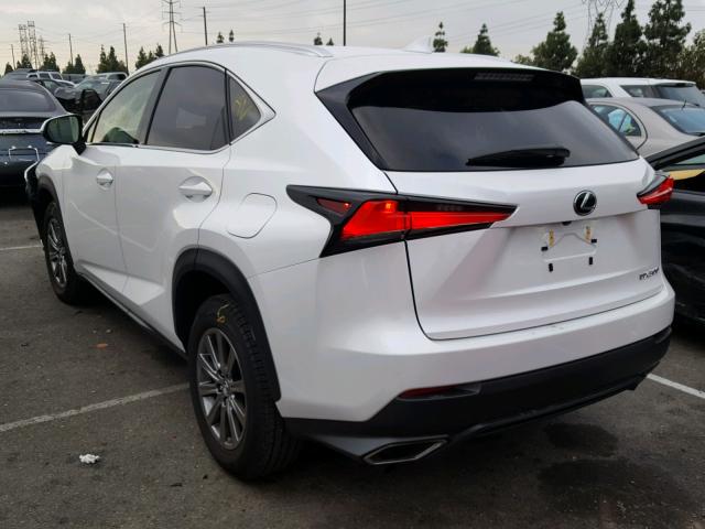 JTJYARBZ6J2090628 - 2018 LEXUS NX 200T WHITE photo 3