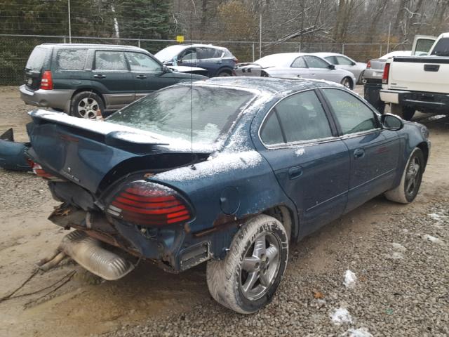 1G2NF52EX3M583236 - 2003 PONTIAC GRAND AM S BLUE photo 4