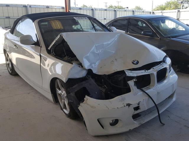 WBAUL7C5XCVM83073 - 2012 BMW 128 I WHITE photo 1