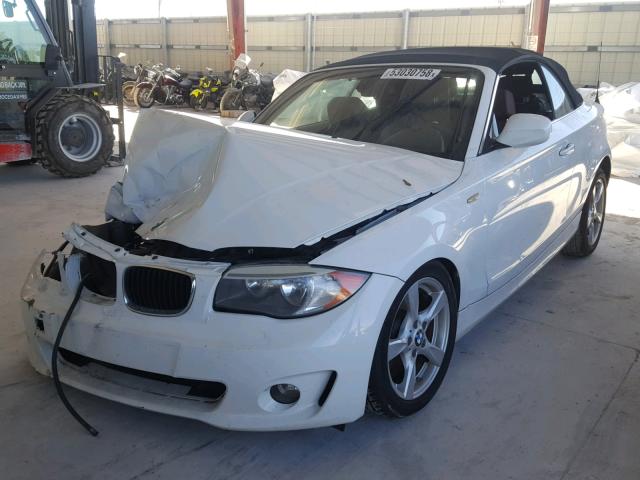 WBAUL7C5XCVM83073 - 2012 BMW 128 I WHITE photo 2