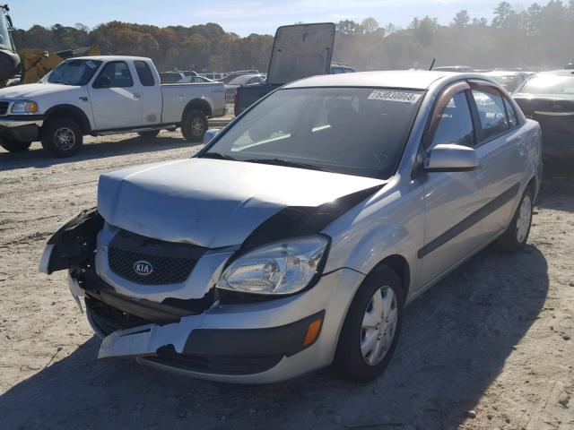 KNADE123966097914 - 2006 KIA RIO SILVER photo 2