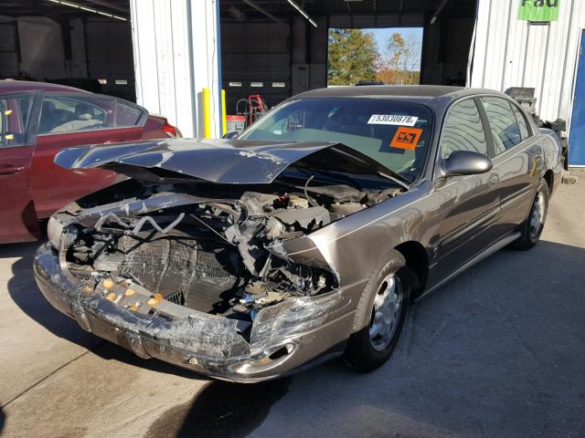 1G4HR54K11U104360 - 2001 BUICK LESABRE LI BROWN photo 2