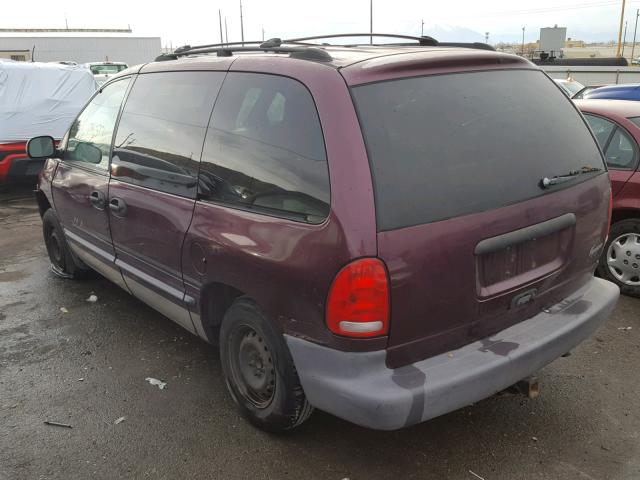 2P4GP2530YR591646 - 2000 PLYMOUTH VOYAGER BURGUNDY photo 3