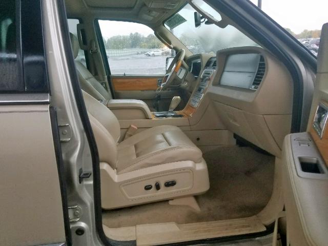 5LMFU28577LJ18302 - 2007 LINCOLN NAVIGATOR BEIGE photo 5