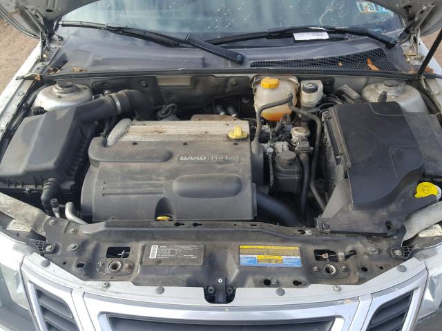 YS3FA4BY7B1302019 - 2011 SAAB 9-3 2.0T SILVER photo 7