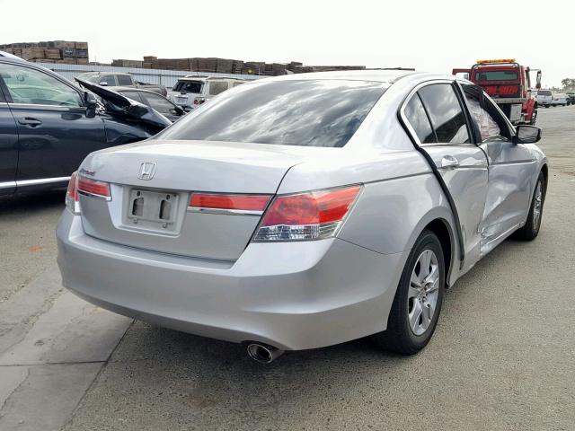 1HGCP2F46BA005927 - 2011 HONDA ACCORD LXP SILVER photo 4