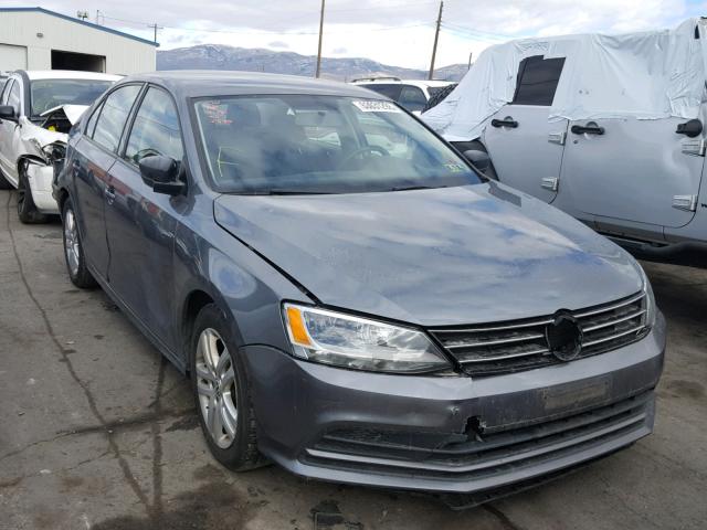 3VW2K7AJ5FM207859 - 2015 VOLKSWAGEN JETTA BASE 灰色 照片 1