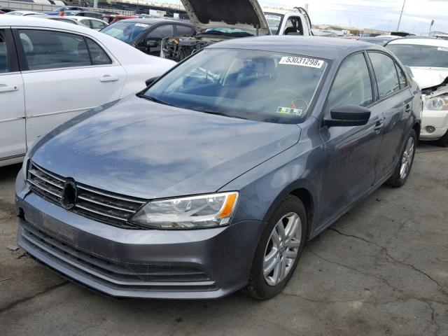 3VW2K7AJ5FM207859 - 2015 VOLKSWAGEN JETTA BASE 灰色 照片 2