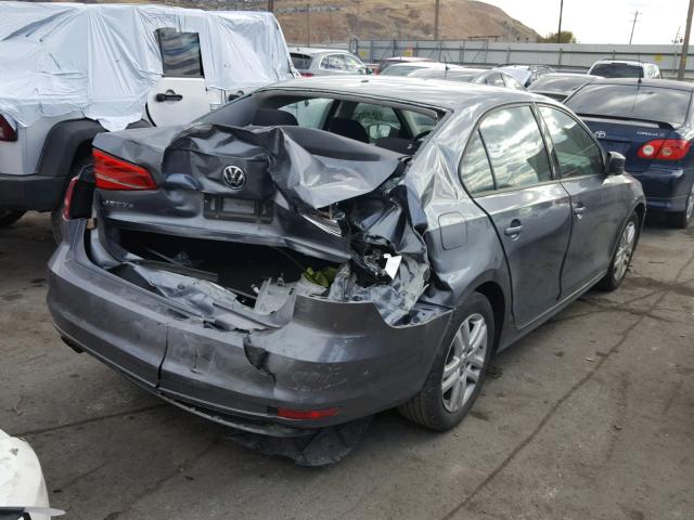 3VW2K7AJ5FM207859 - 2015 VOLKSWAGEN JETTA BASE 灰色 照片 4