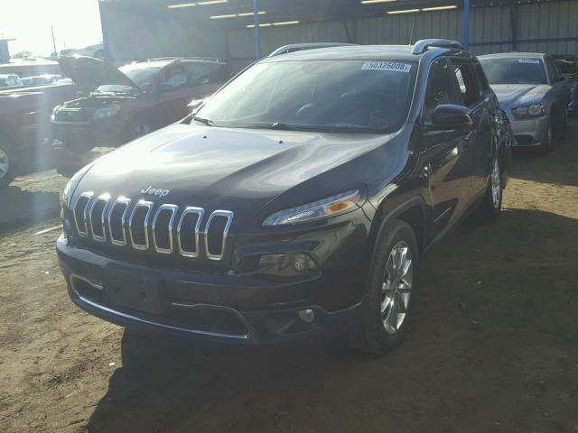 1C4PJMDB8GW244761 - 2016 JEEP CHEROKEE L BLACK photo 2