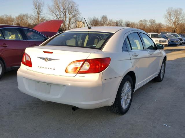 1C3LC56KX8N130400 - 2008 CHRYSLER SEBRING TO WHITE photo 4