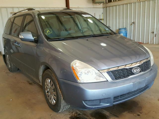 KNDMG4C79B6389170 - 2011 KIA SEDONA LX BLUE photo 1