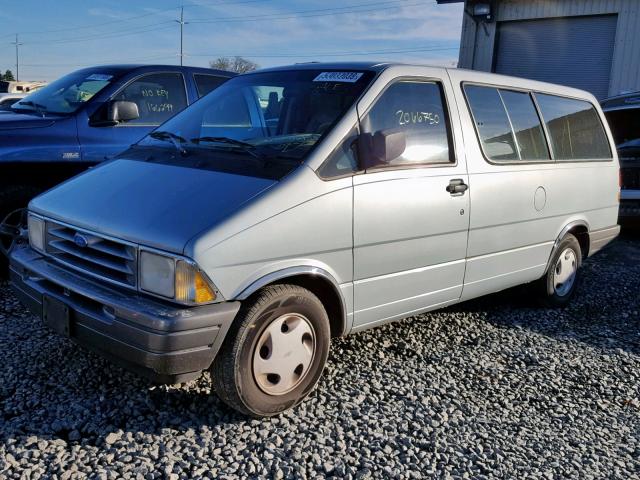 1FMDA31U8SZC09644 - 1995 FORD AEROSTAR GRAY photo 2