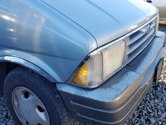 1FMDA31U8SZC09644 - 1995 FORD AEROSTAR GRAY photo 9