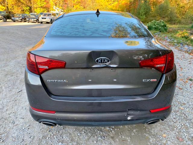 5XXGN4A76CG036393 - 2012 KIA OPTIMA EX GRAY photo 5