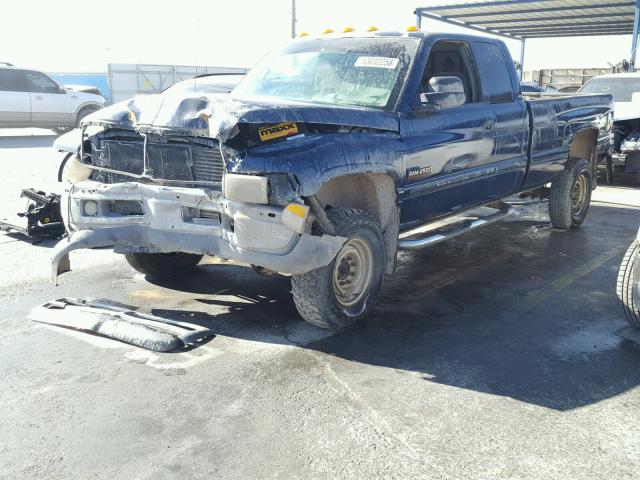 3B7KF23671G707600 - 2001 DODGE RAM 2500 BLUE photo 2