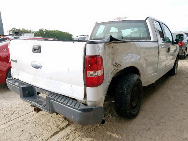 1FTRX12W47NA63707 - 2007 FORD F150 WHITE photo 4