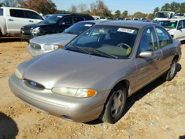 3FALP6531TM130133 - 1996 FORD CONTOUR GL GOLD photo 2