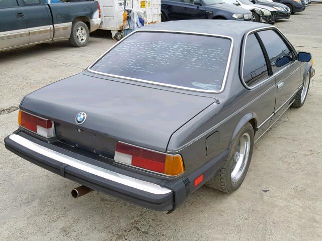 WBAEB740XD6725379 - 1983 BMW 633 CSI GRAY photo 4