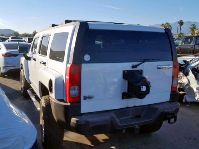 5GTDN136768150313 - 2006 HUMMER H3 WHITE photo 3