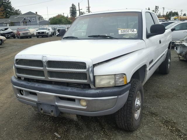 3B7KC23751G705846 - 2001 DODGE RAM 2500 WHITE photo 2