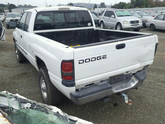 3B7KC23751G705846 - 2001 DODGE RAM 2500 WHITE photo 3