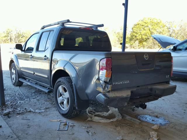 1N6AD07U95C415256 - 2005 NISSAN FRONTIER C GRAY photo 3