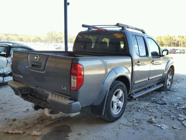 1N6AD07U95C415256 - 2005 NISSAN FRONTIER C GRAY photo 4