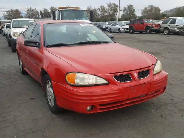 1G2NF52T9YC538610 - 2000 PONTIAC GRAND AM S RED photo 1