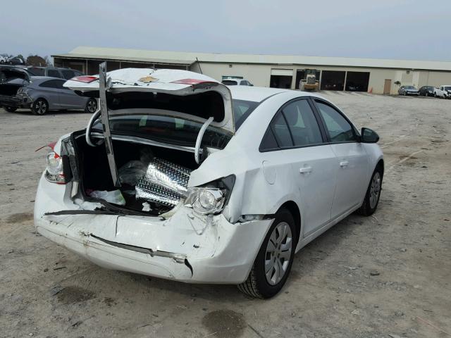 1G1PA5SH3D7259602 - 2013 CHEVROLET CRUZE LS WHITE photo 4