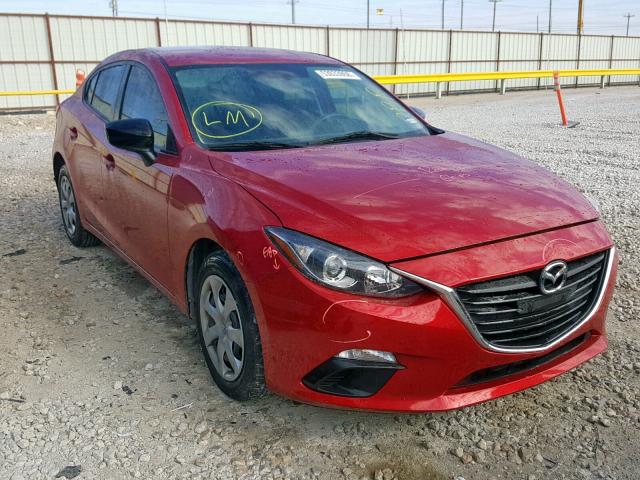 JM1BM1T76F1222489 - 2015 MAZDA 3 SV RED photo 1