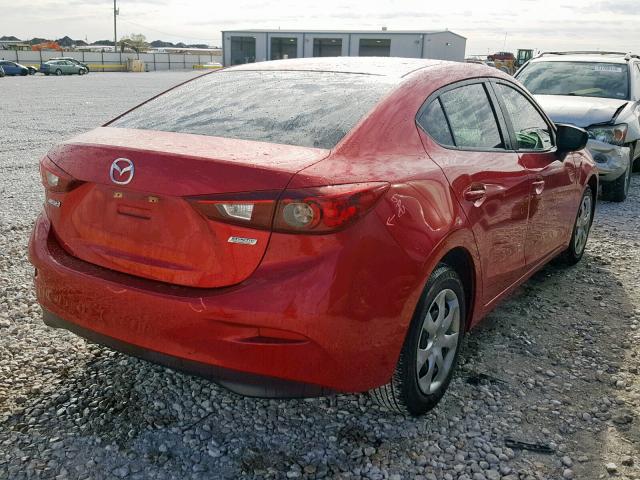 JM1BM1T76F1222489 - 2015 MAZDA 3 SV RED photo 4