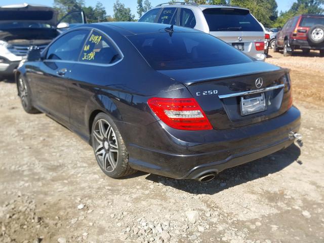 WDDGJ4HB7DG002310 - 2013 MERCEDES-BENZ C 250 CHARCOAL photo 3