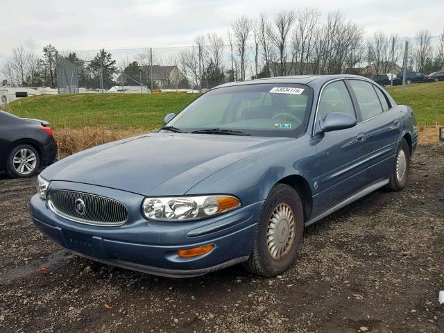 1G4HR54K0YU207098 - 2000 BUICK LESABRE LI BLUE photo 2