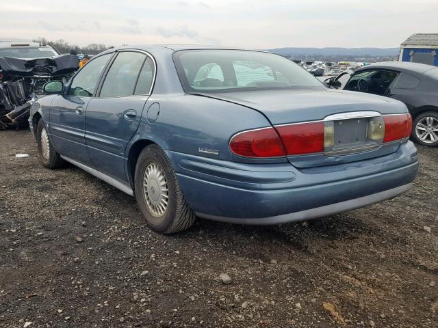 1G4HR54K0YU207098 - 2000 BUICK LESABRE LI BLUE photo 3