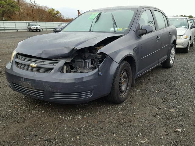 1G1AT58H697150419 - 2009 CHEVROLET COBALT LT BLUE photo 2