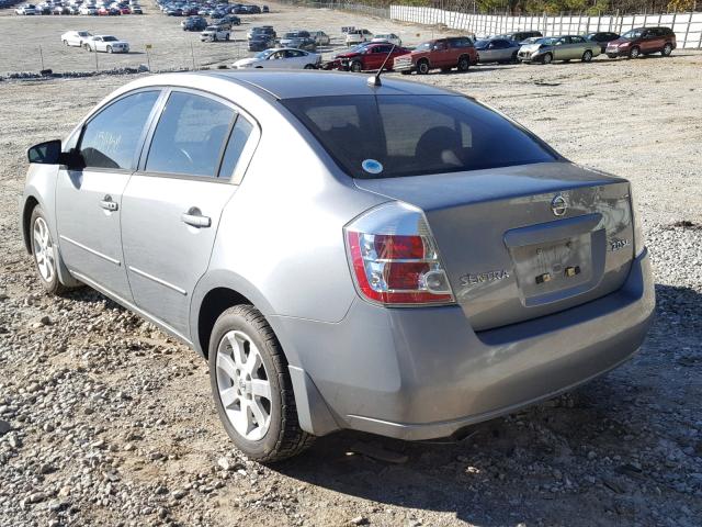 3N1AB61E77L664260 - 2007 NISSAN SENTRA 2.0 GRAY photo 3