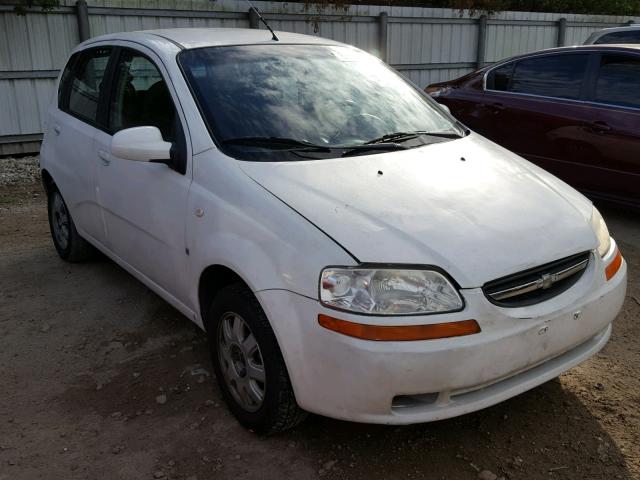 KL1TD66688B030659 - 2008 CHEVROLET AVEO BASE Ақ фото 1