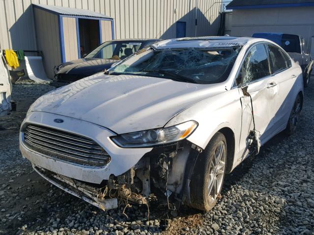 3FA6P0K95GR311151 - 2016 FORD FUSION TIT WHITE photo 2