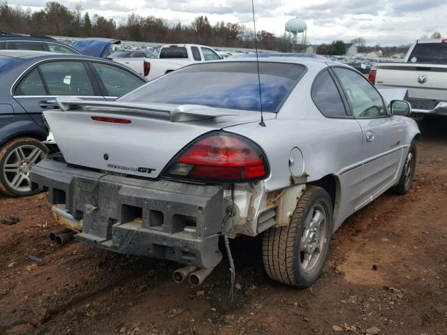 1G2NW12E32C169020 - 2002 PONTIAC GRAND AM G SILVER photo 4