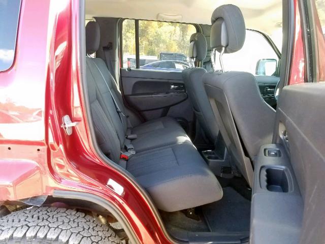 1J4PN2GK6BW542586 - 2011 JEEP LIBERTY SP RED photo 6