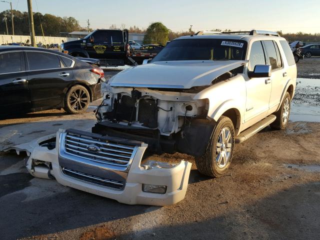 1FMEU65EX7UA69777 - 2007 FORD EXPLORER L WHITE photo 2