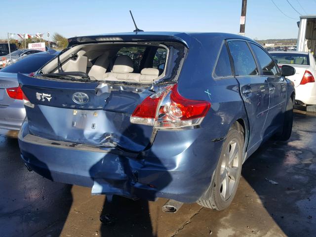 4T3ZK11A59U006836 - 2009 TOYOTA VENZA BASE BLUE photo 4