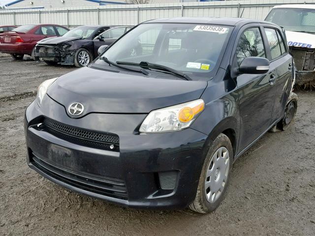 JTKKU4B4XA1006509 - 2010 TOYOTA SCION XD BLACK photo 2