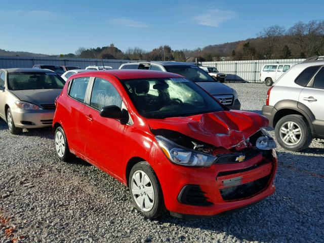 KL8CB6SA4GC638608 - 2016 CHEVROLET SPARK LS RED photo 1