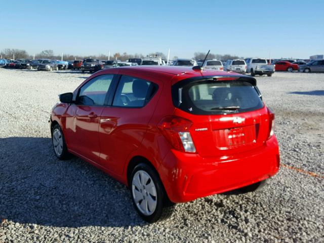 KL8CB6SA4GC638608 - 2016 CHEVROLET SPARK LS RED photo 3