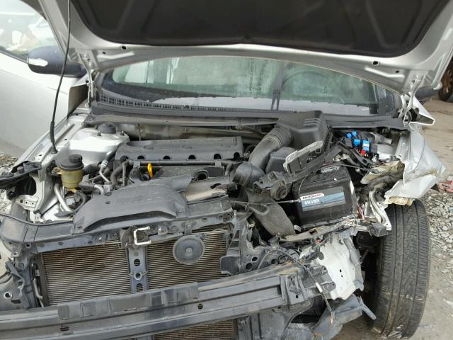 KNAFU4A22A5836870 - 2010 KIA FORTE EX SILVER photo 7