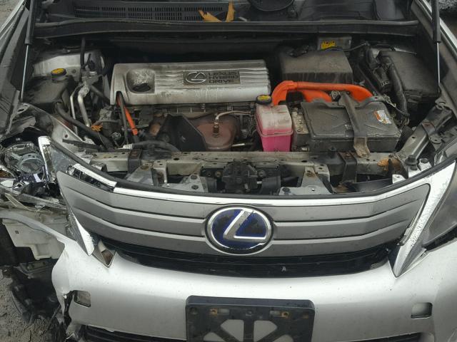 JTHBB1BA3A2002215 - 2010 LEXUS HS 250H SILVER photo 7