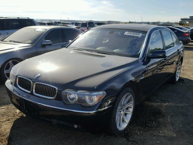 WBAGN63483DR11687 - 2003 BMW 745 LI BLACK photo 2