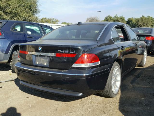 WBAGN63483DR11687 - 2003 BMW 745 LI BLACK photo 4